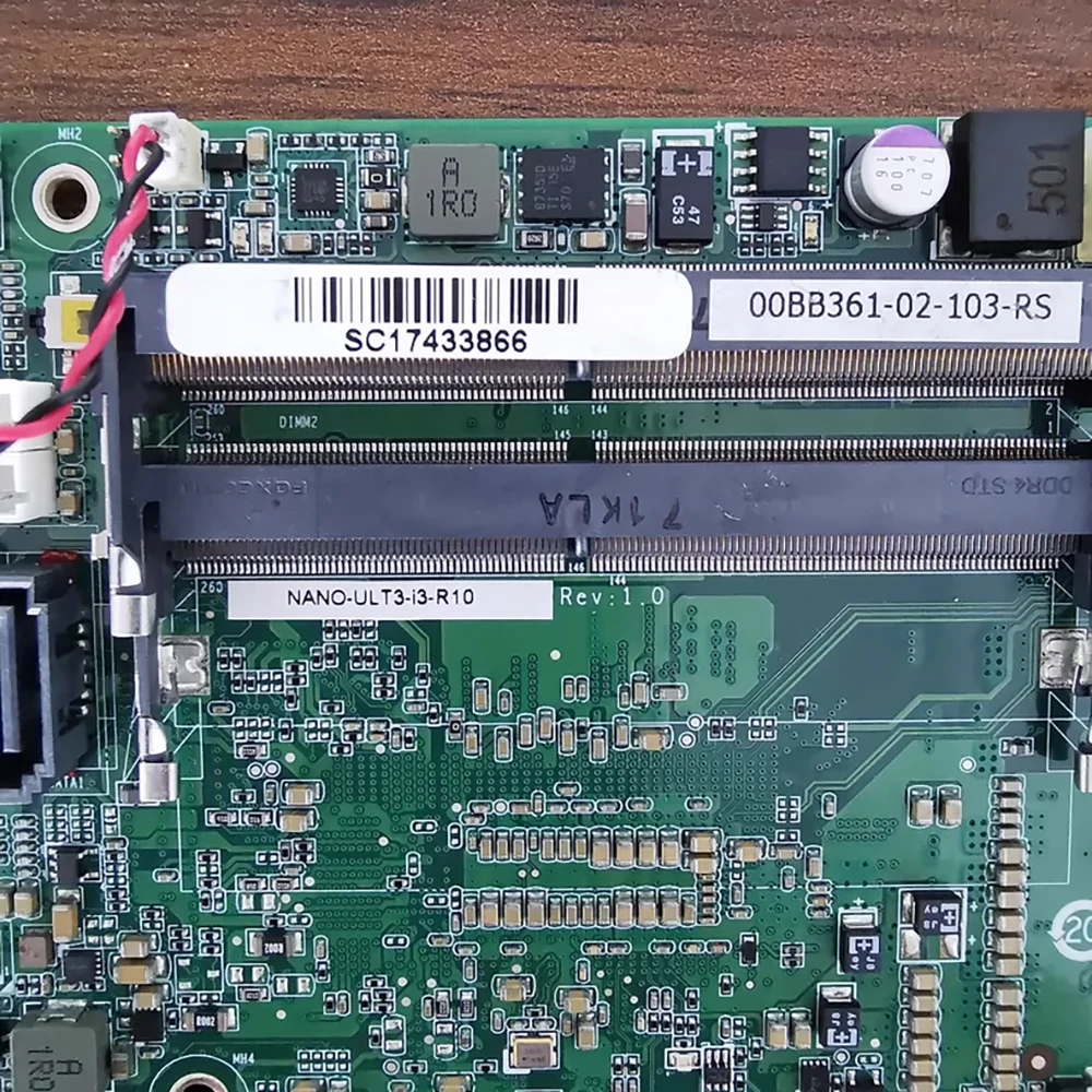 

00BB361BB361-02-103-RS NANO-ULT3-I3-R10 Industrial Motherboard