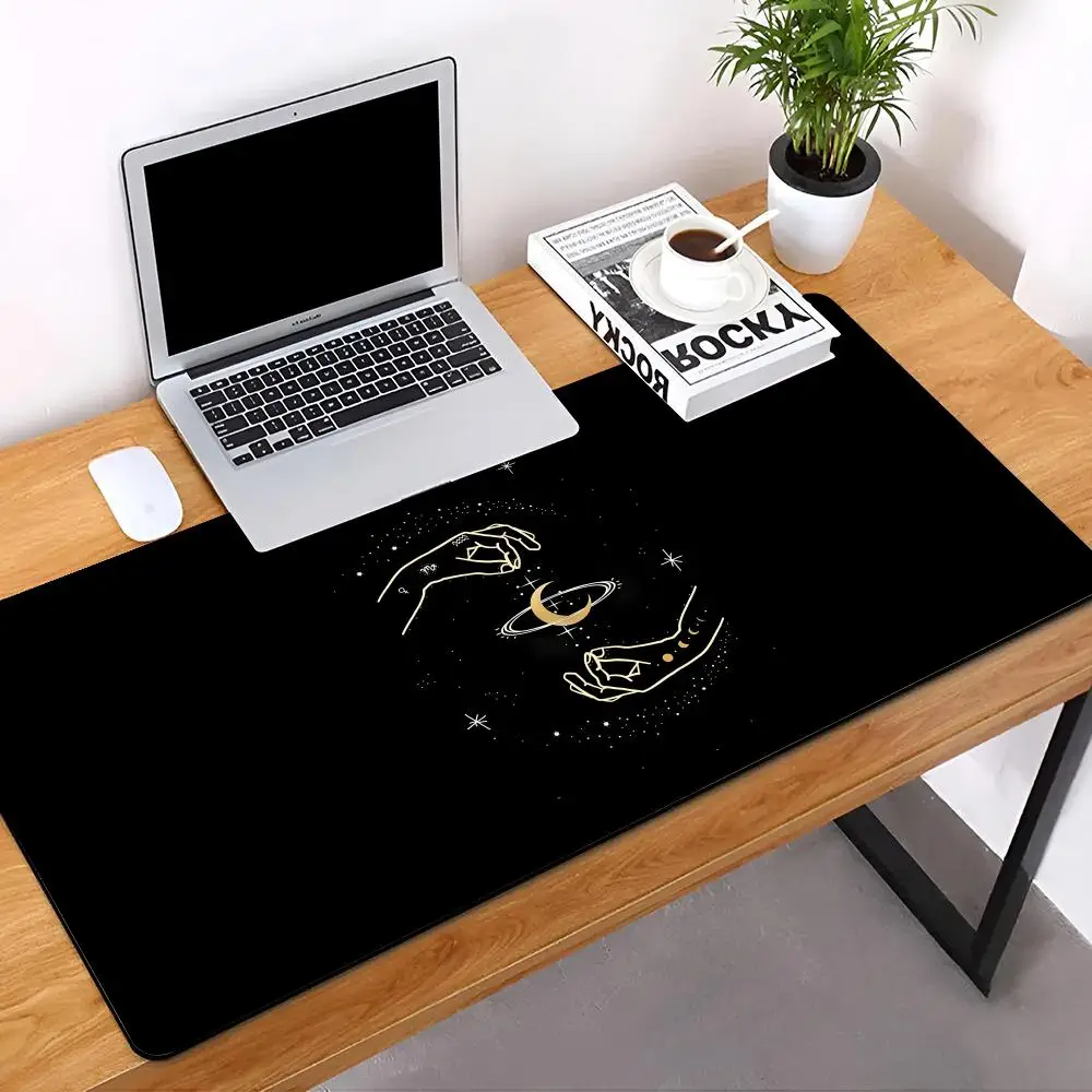 Witch Celestial Hand Line Art MINISO Mouse Pad E-sports players Desk Mat With Pad Gaming Accessories Prime Gaming Keyboard Pad X