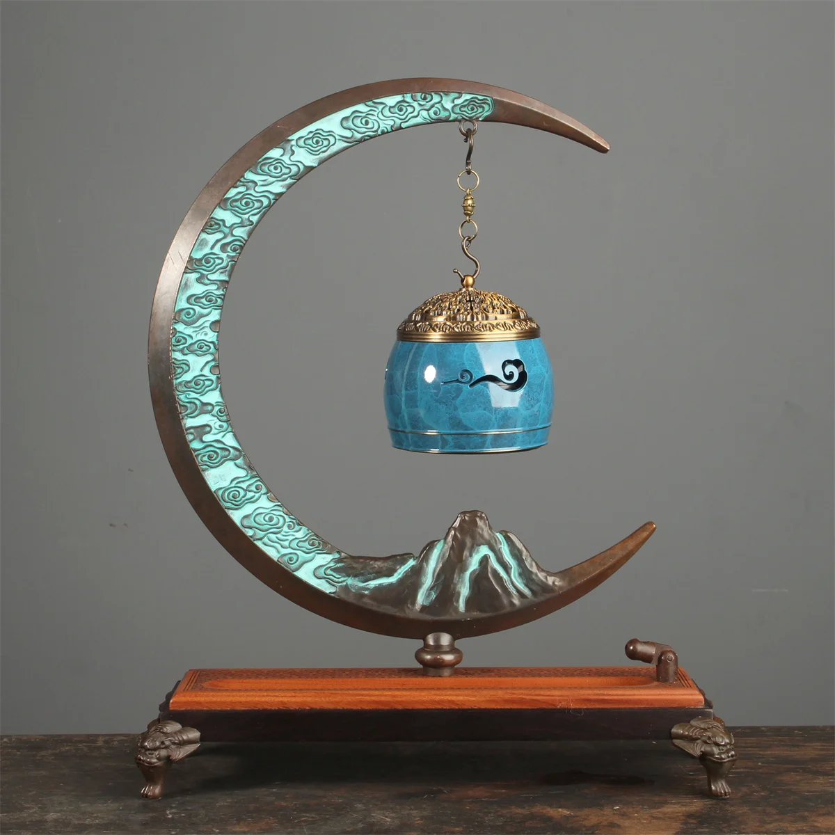 

Креативная подвесная курильница для благовоний с дизайном лотоса и дракона для домашнего декора, подарок для ароматерапии в стиле дзен