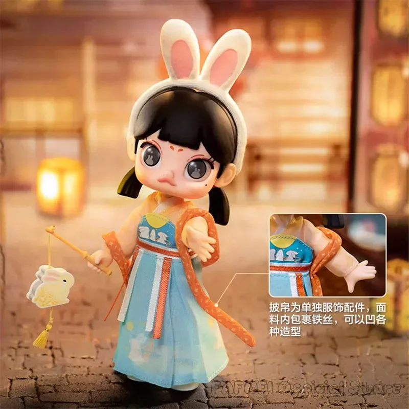 

MOLLY garden lantern show Kawaii Ornaments Figurines Home Decor Desktop Model Dolls Gilrs Gift Model Toys