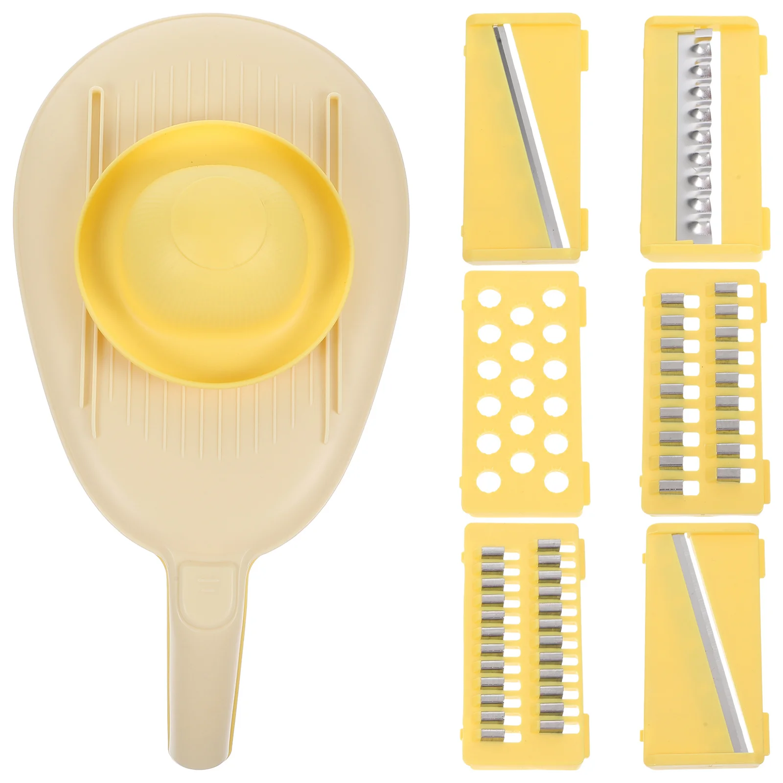 

Multi-Function Vegetable Grater Non-Slip Handle Kitchen Slicer Potatoes Carrots Cheese Lemon Cucumbers Wear-Resistant