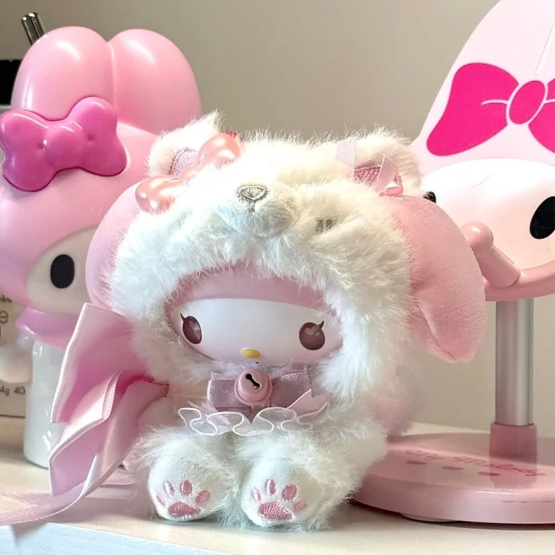 

В наличии подлинная собака-пудинг Hello-Kitty Pacha Dog Family Island Fox Series слепая коробка виниловое лицо милая игрушка кукла подарок на день рождения