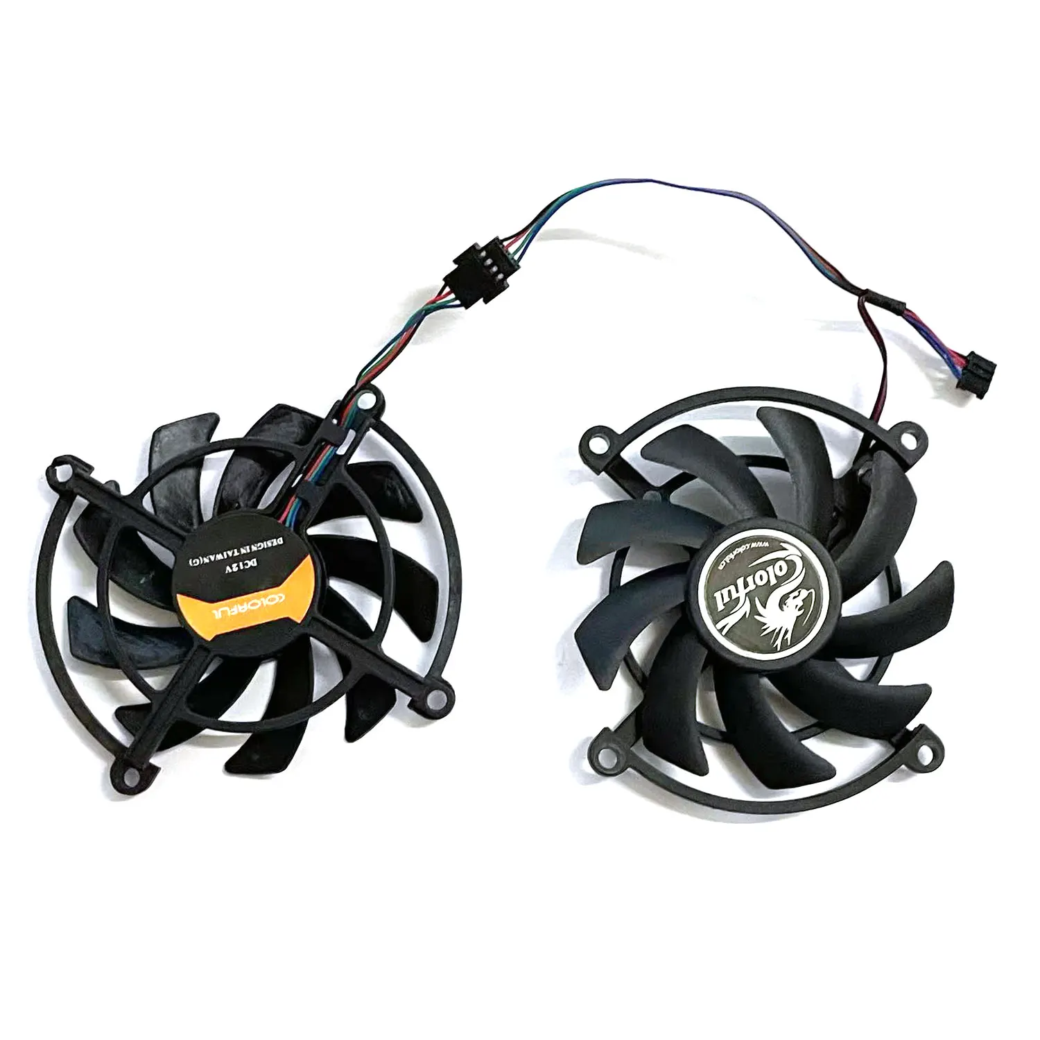 

For Colorful GTX1060 GeForce GTX1070 GAMING GTX 1060 1070 iGame S Video Graphics card cooling fan