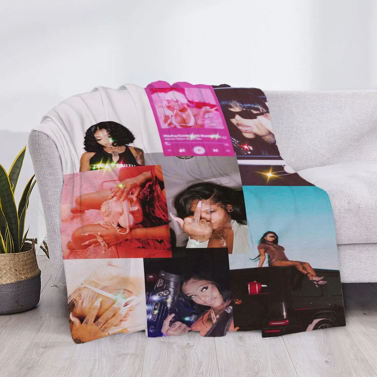 Summer Walker Sofa Blanket School Throws Blankets Bedspread on the Bed Home and Decoration Human Made Throw Knee Halloween Anime