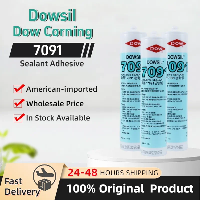 

Клейкий герметик Dow Corning Dowsil 7091, водонепроницаемый силиконовый прочный гибкий клей, оригинальный продукт