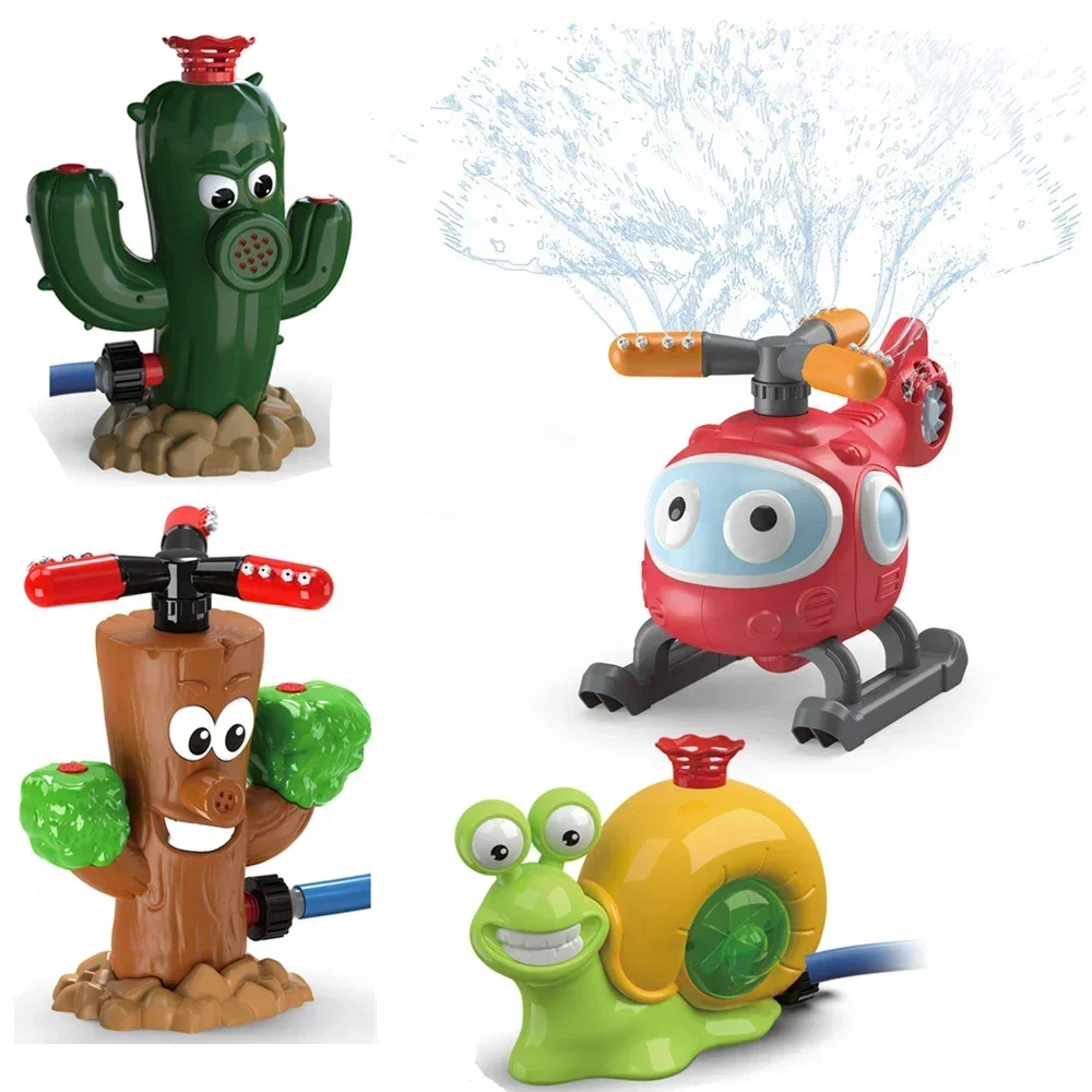

Garden Sprinkler Outdoor Water Spray Toy Backyard Garden Water Toys Summer Yard Cartoon Splash Sprinkler Baby Bath Toy for