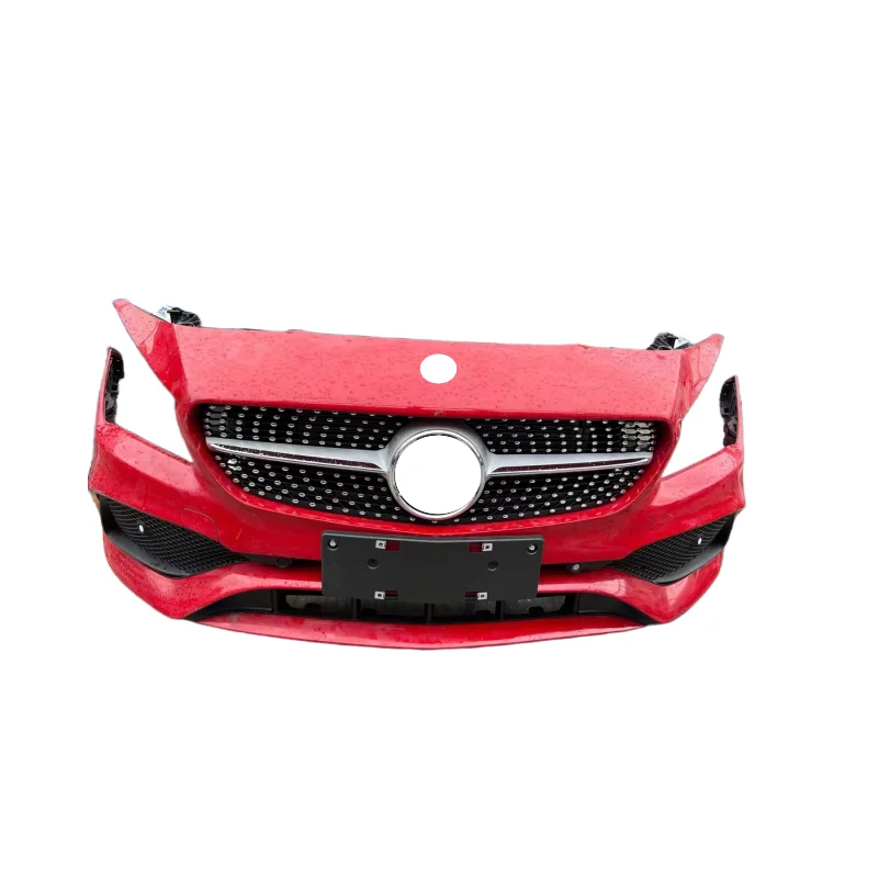 For Mercedes Benz CLA W117 front bumper assembly with radiator and headlights