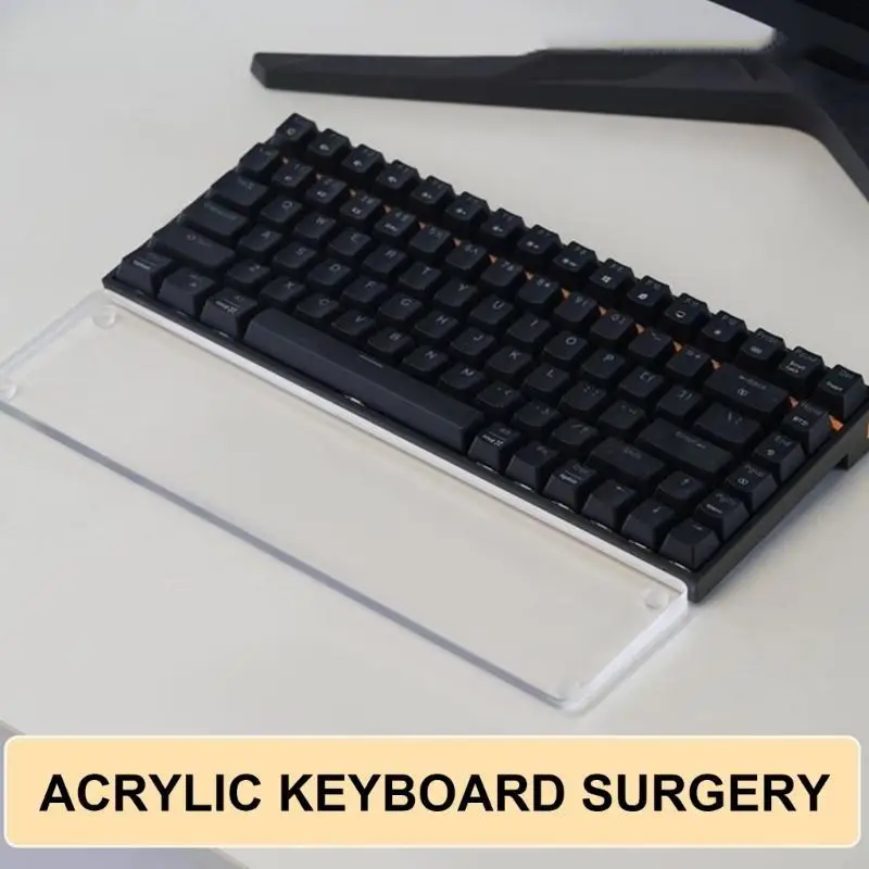 Acrylic Keyboard Hand Rest Wrist Support  Improves Typing Postures and Comfort K92C