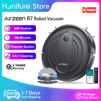 Airzeen R7 Robot Vacuum Mop 3-in-1 Cleaning 3000Pa Suction Smart App/Alexa Control Auto Self-Charging for Pet Hair & Floors