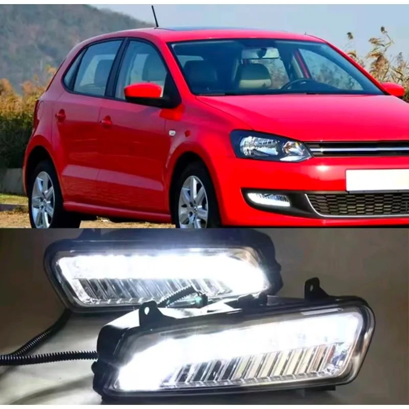 vw-フォルクスワーゲン-ポロ-mk8-6r-2011-2012-2013用-車用ledフロントフォグランプ-drlフロントバンパーランプ-フォグライト-6rd-941-699-6rd-941-700
