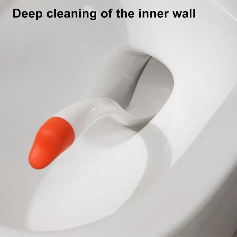 

Small Bathroom Brush & Plunger Set with Secure Mounted Holder Simple Installs