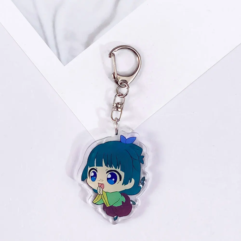 1/6Pcs Anime The Apothecary Diaries Acrylic Car Keychain Accessories Cute Bag Charm Backpack Pendant Key Ring Gifts For Friends