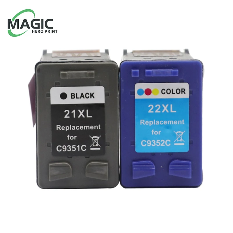 NEW compatible ink cartridges For HP21 For HP22 For HP21XL  HP22XL Deskjet F380 F2280 3910 3915 3920 3930 3938 D1530 D1311 D1320