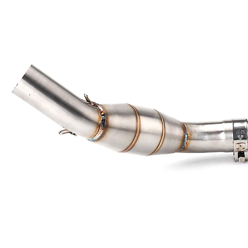 Für CFMOTO 250NK 300NK 250SR 300SR 300SS Auspuffsysteme Auspuffrohre Motorrad-Auspuffkrümmer Mittelrohr – Detail 5