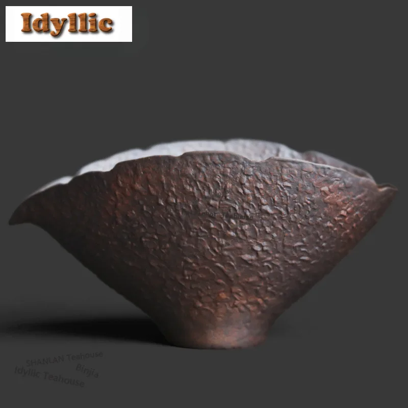 

110ml Old Rock Clay Eagle Beak Tea Pitcher Tea Divider Cha Hai Dispenser Justice Cup Tieguanyin Fair Mug Cafes Accessories Gift
