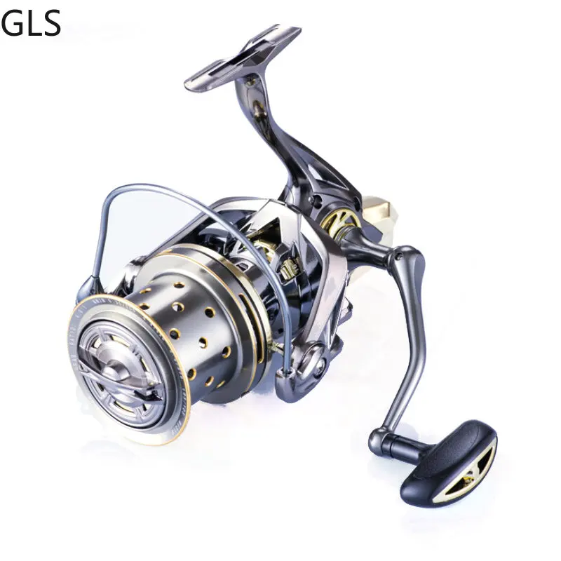 

12+1BB Aluminum Alloy Spool Far Casting Big Fishing Reel Gear Ratio 4.7:1 Super Power Spinning Wheel Fishing Accessories Tools