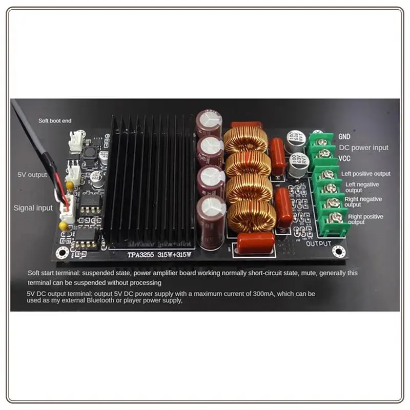 موثوق-TPA3255 2X300 واط ستيريو 600 واط فئة D الصوت الصوت أمبير HIFI مضخم رقمي مجلس لمكبر صوت السيارة مضخم الصوت المنزل ، TPA3255