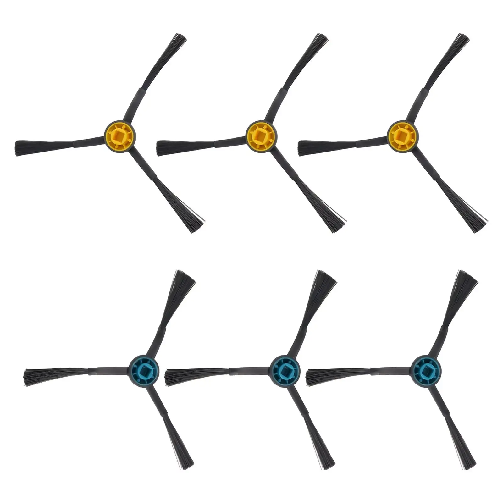 

6 Pcs Side Brushes Vacuum Cleaner Brushes For Midea M7/ M7 Pro Household Supplies Cleaning Replacement Parts