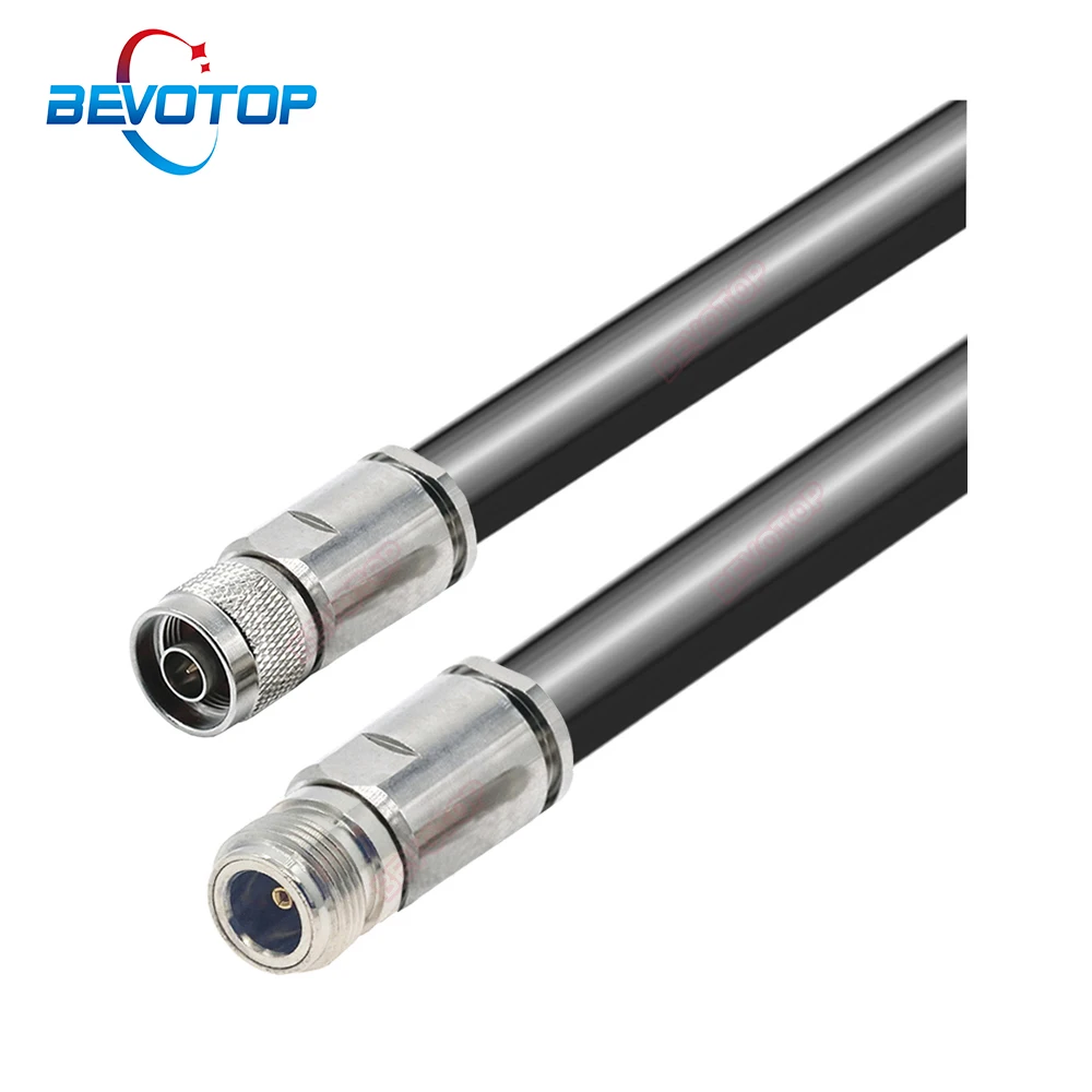 LMR600 N Male to N Female Jack Low Loss 50Ohm Coaxial Cable Extension Jumper Pigtail for4G LTE Cellular Amplifier Signal Booster