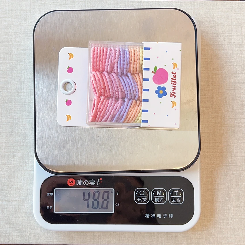2026 Modische Kinder Mini-Haargummis im Set, Weiche Nylon-Stoff-Haarbänder in Bonbonfarben, Hochelastische Haargummis für Mädchen und Kleinkinder – Detail 2