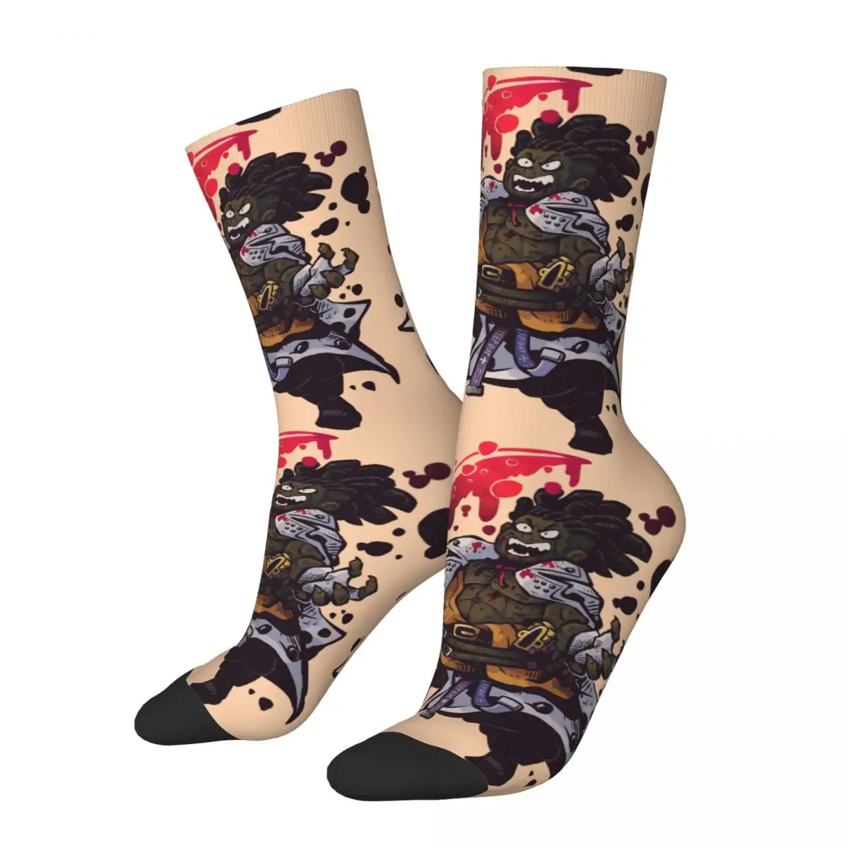 Hip Hop Nagoriyuki GGST Crazy Men's compression Socks Unisex Guilty Gear Sol Kay Kosku Mey Fighting Games Seamless Crew Sock