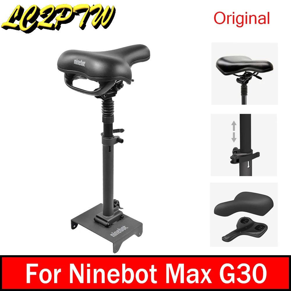 

Modified Height Adjustable Saddle for Ninebot Max G30 Electric Scooter Skateboard Cushion Chair Shock Absorption Seat Accessorie