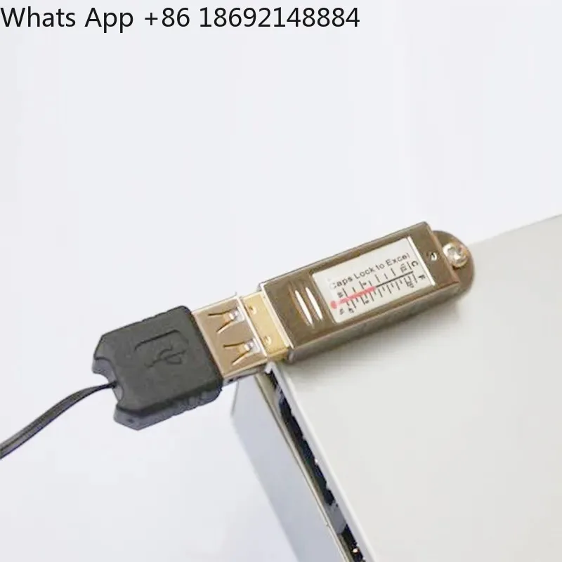 USB Gold Head Thermometer for Upper and Lower Limit Temperature Alarm Measurement and Control for Indoor Outdoor