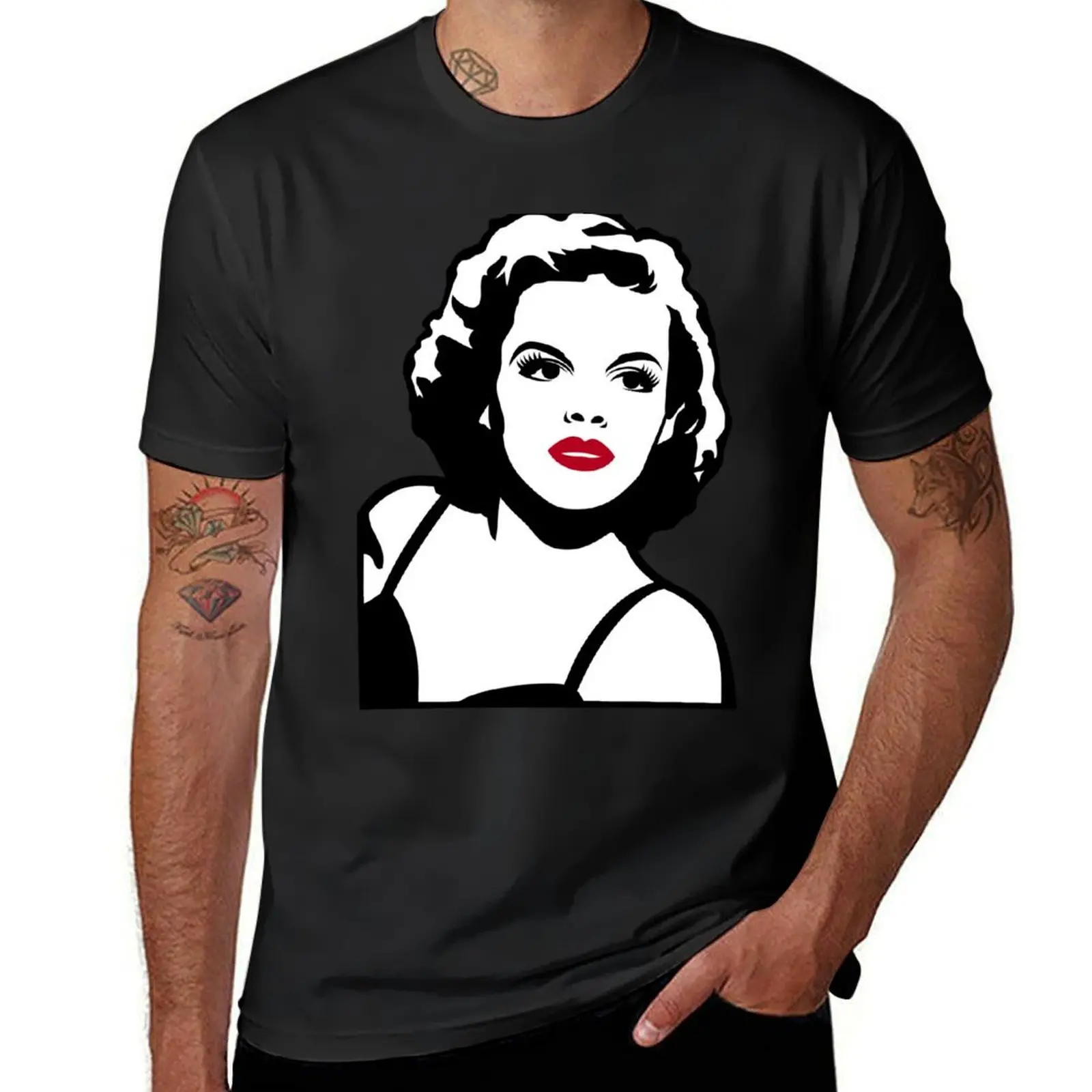 Judy Garland Pop Art, Judy Drawings, Paintings, Art, T-Shirt blacks boys animal print vintage mens t shirt graphic