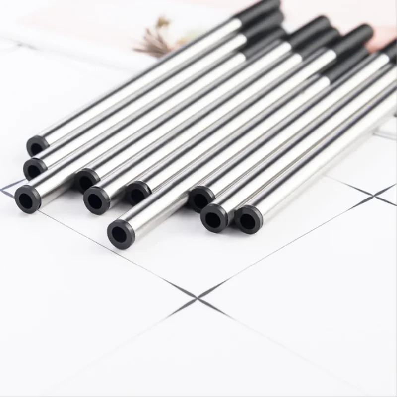 5Pcs 0.5mm Pen Refill Metal Ballpoint Pens Refills Office School Stationery Gifts Pen Choose Blue Black Refills Pen Sale