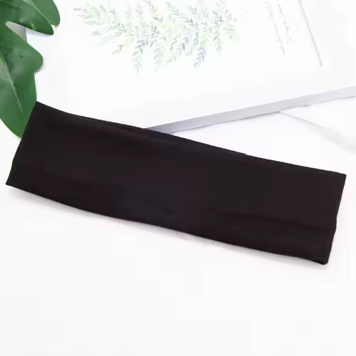 Elastic Cotton HairBand Fashion Headbands for Women Men Solid Running Fitness Yoga Hair Bands Stretch Makeup Hair Accessories - Image 11