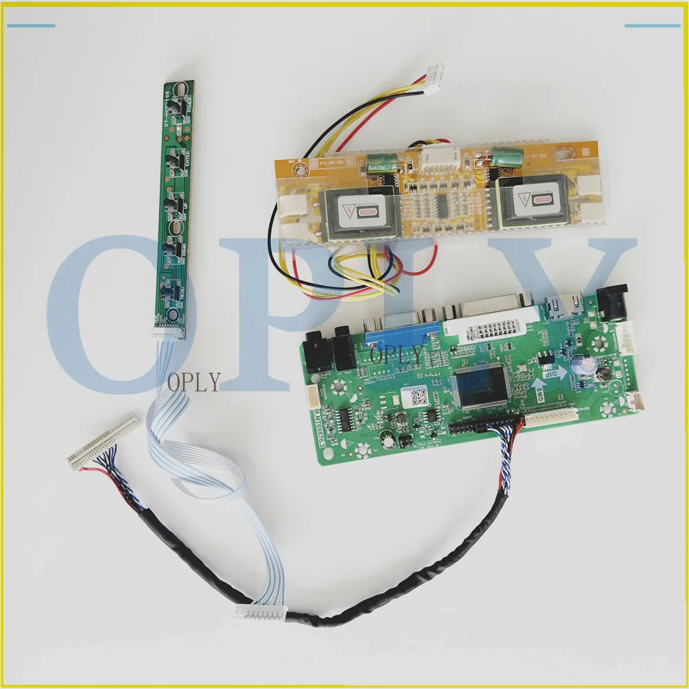 

Плата контроллера драйвера VGA DVI HDMI-совместимый комплект для M190PW01 V0/V1 M190PW01 19 "1440X900 30-контактный 4 CCFL ЖК-экранная панель Diy
