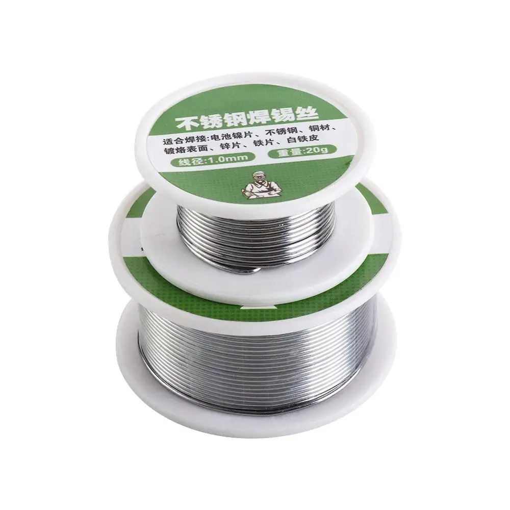 

20g/50g Low Temperature Solder Wire No Gas Lighter Welding Wire Stainless Steel Nickel Aluminum Soldering Wire Soldering