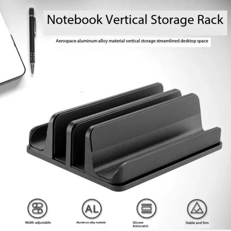 Legierung Notebook Ständer Vertikale Ständer Computer Ständer MacBook Pro Desktop Storage Rack Basis Tablet Ständer Vertikale Laptop Aluminium
