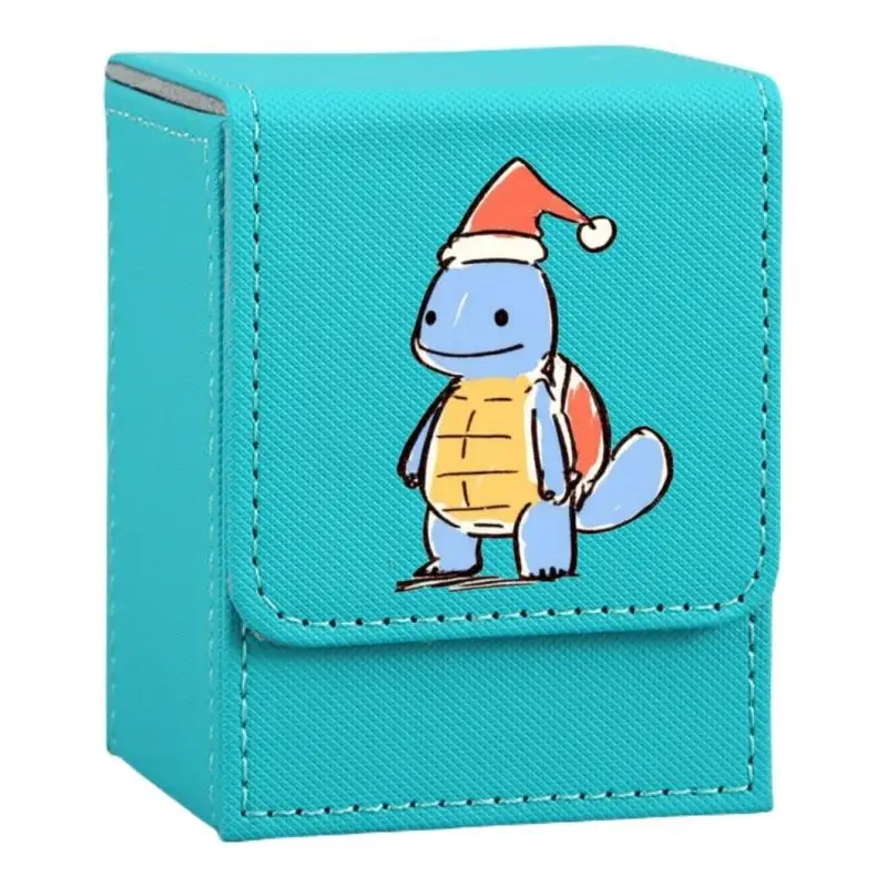 Anime Pokemon Cassa di Carta Gengar Squirtle Snorlax Charizard Eevee Natale Fai Da Te In Pelle Action Toy Figure Gioco Collezione Box