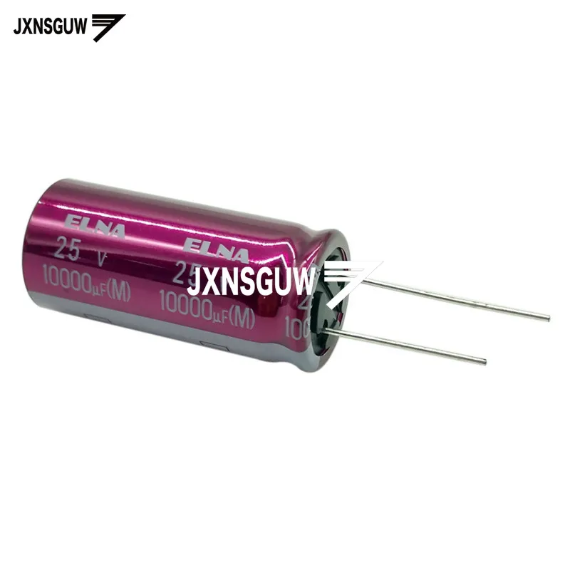 10PCS Original Thailand ELNA RA3 25V1000UF 18X40MM audio electrolytic capacitor 1000uF/25V 85 degrees 10000uF 25V Purple robe