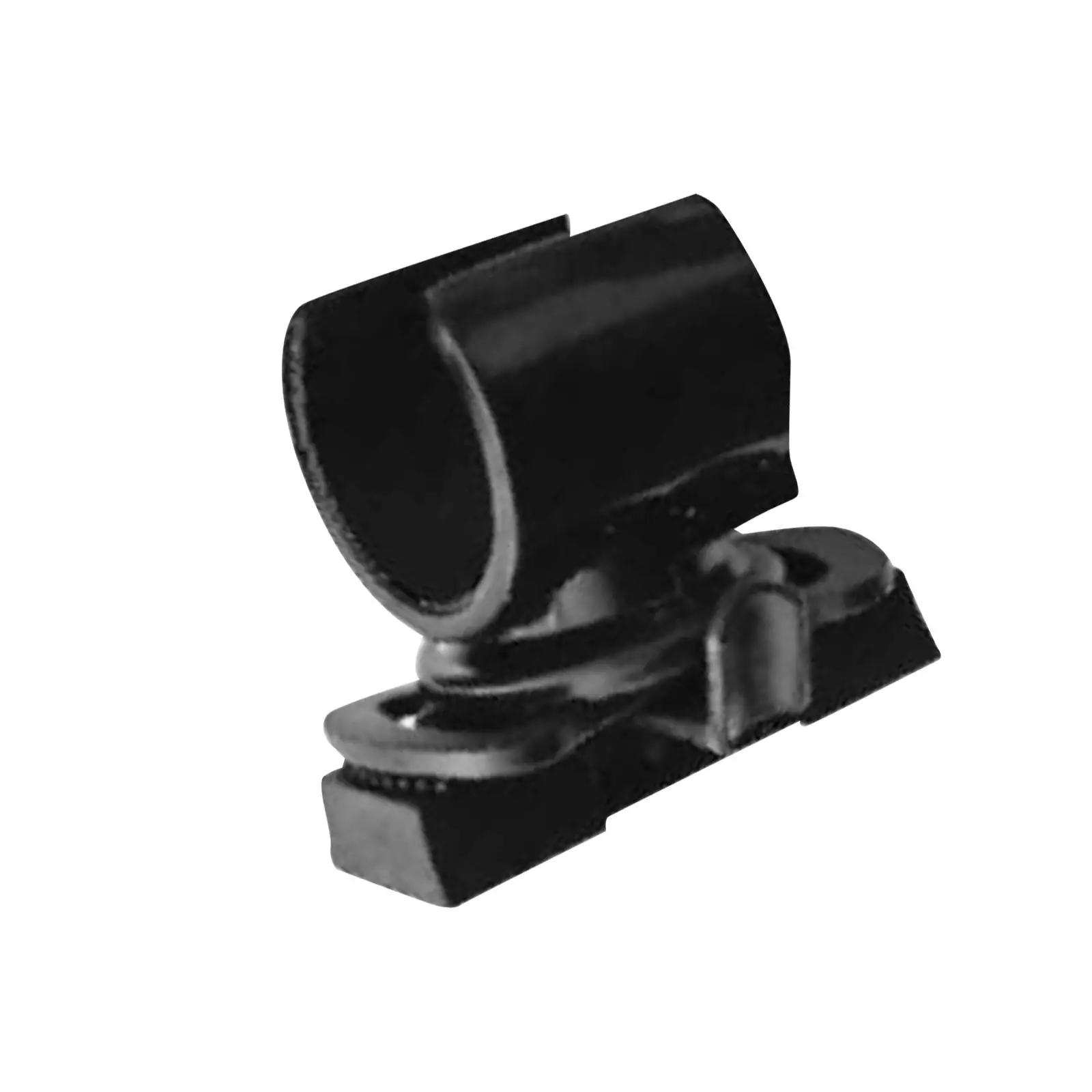 Helmet Flashlight Mount Helmet Light Mount Accessory  Easy Installation Black Helmet Lamp Stand Flashlight Clamp