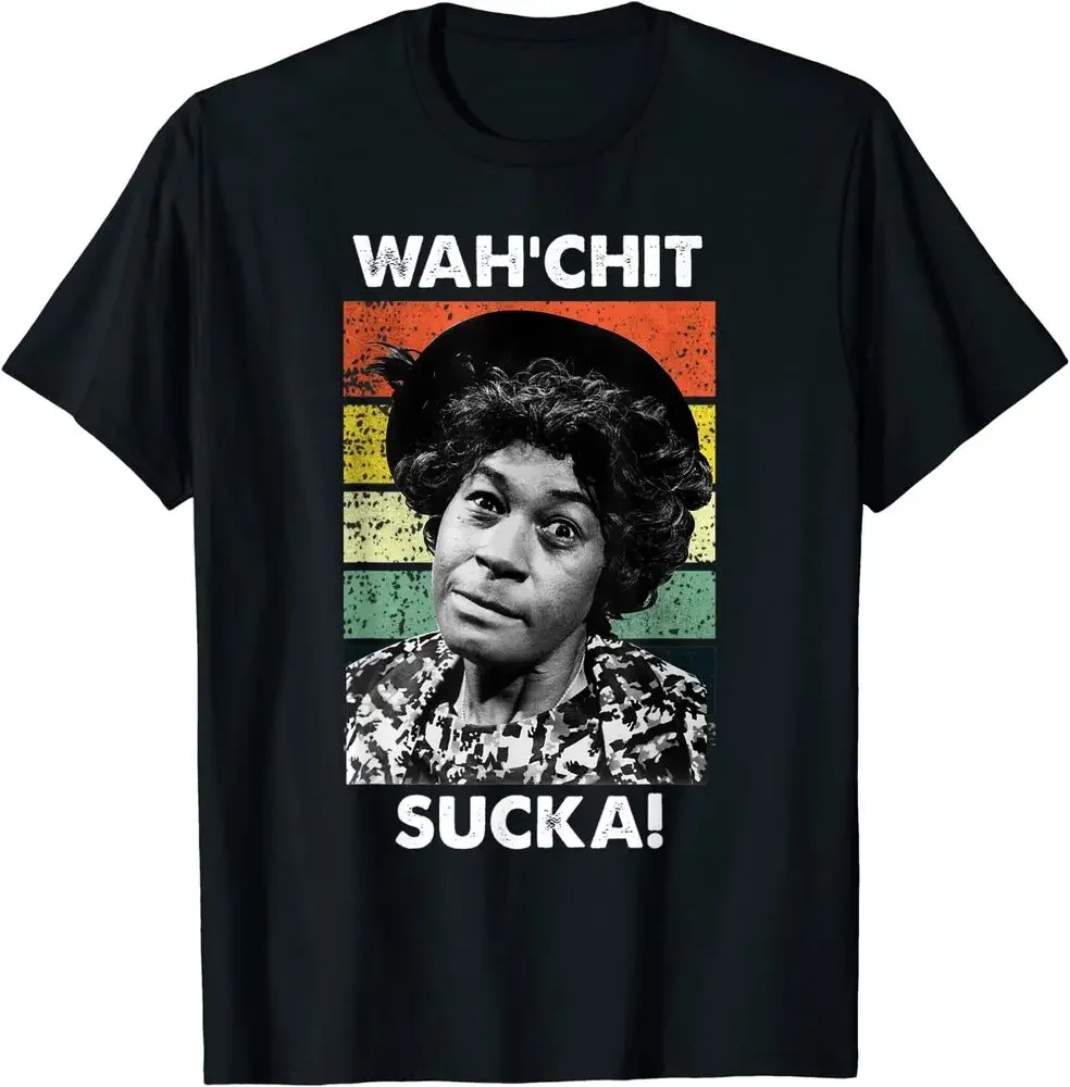 WAHCHIT SUCKA Watch It Sucka Son in Sanford City funny meme M-3XL Fast Shipping High Quality 100%Cotton Short Sleeve