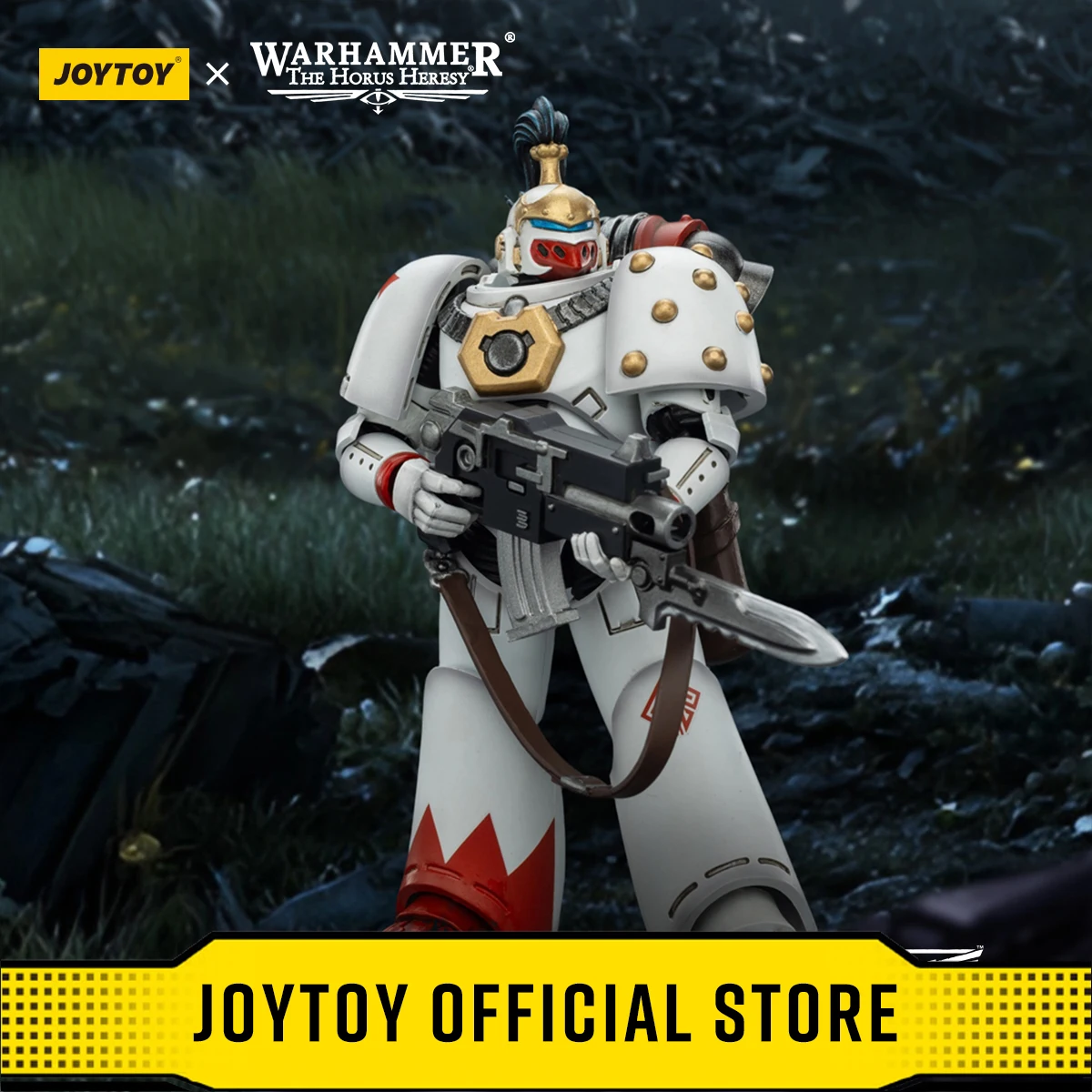 

JOYTOY Warhammer "The Horus Heresy" Action Figures White Scars MKVI Tactical Legionary