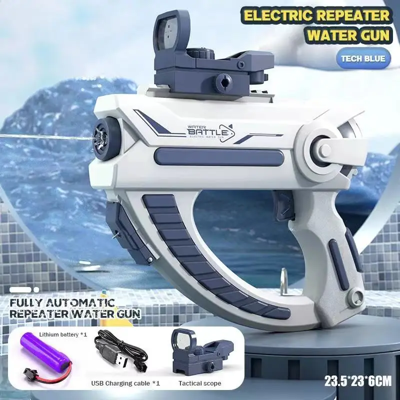 Zomer Elektrisch Waterpistool Volautomatisch Strandwater Speelgoed Buiten Entertainment Spelen Schieten Kinderen En Volwassenen Cadeau