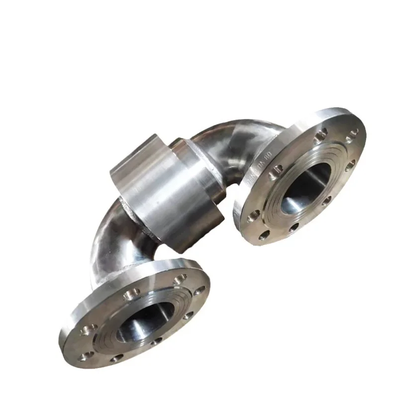 Stainless steel slewing joint Waterproof flange thread connection large diameter crane pipe high pressure low speed swivel joint