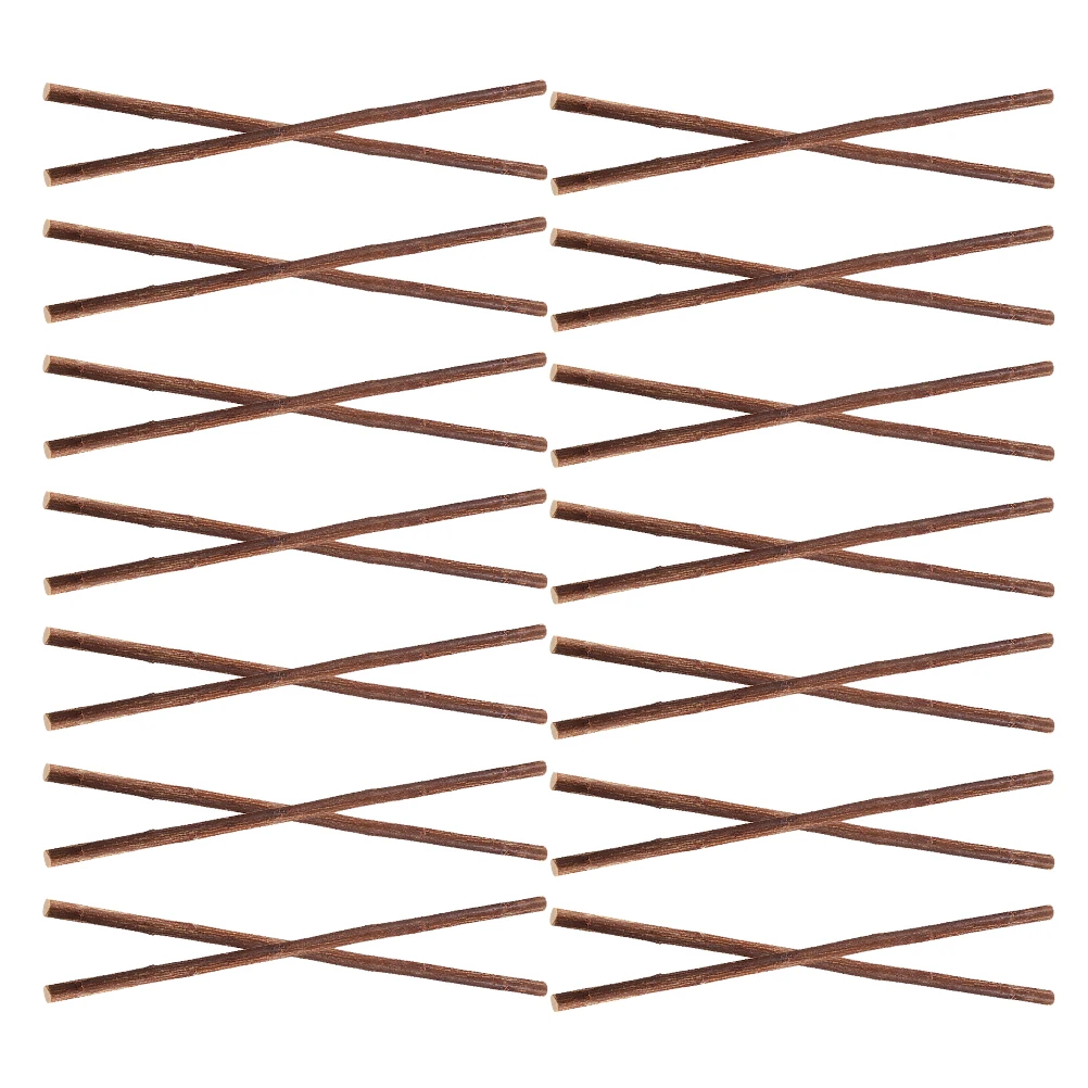 

50 Pcs Dry Handmade Material Wooden Sticks Brown Decorative Twigs Tree Decor Faux Branches Vase Craft Sticks Dried Wood Tiny