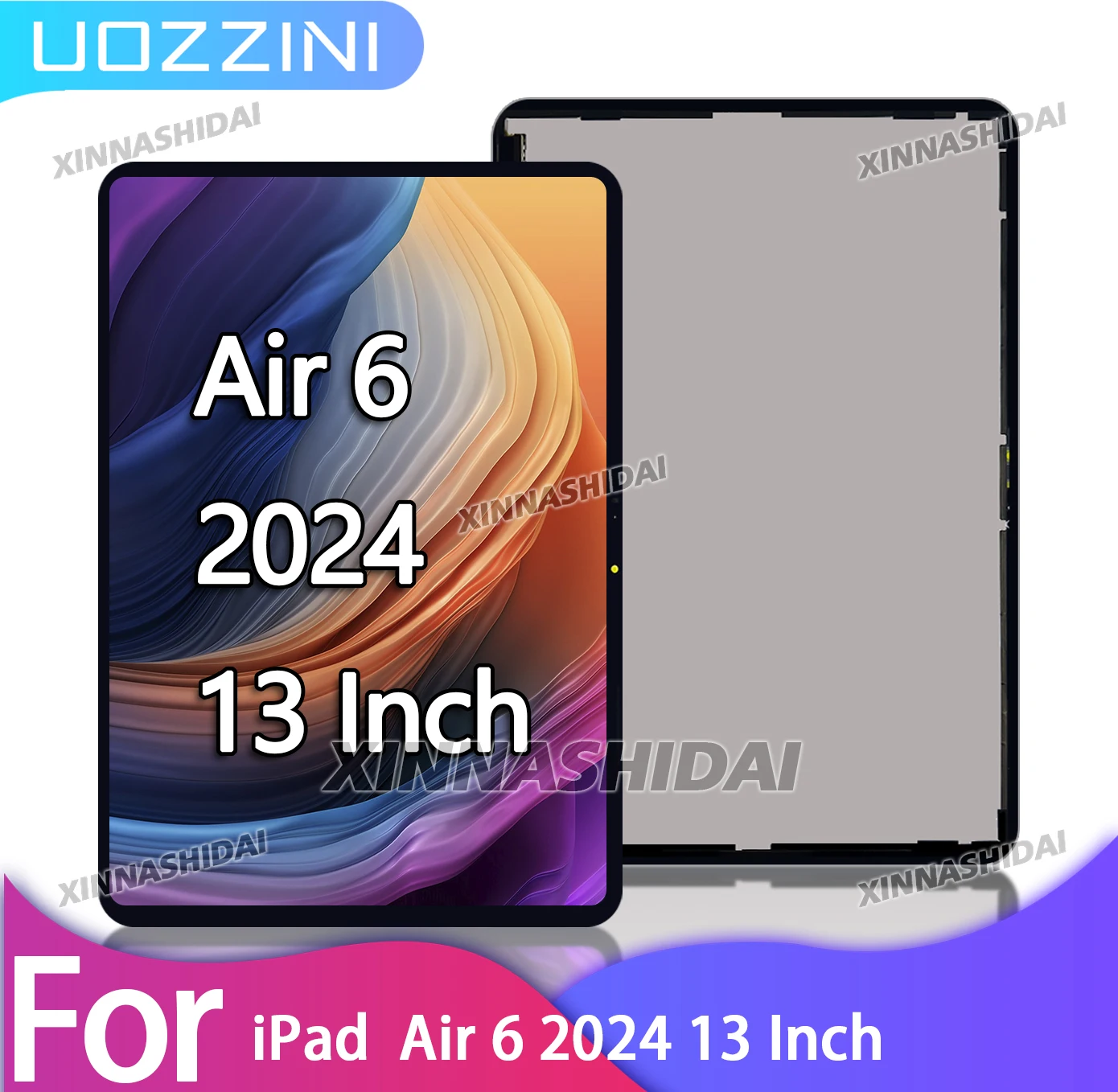 

AAA+++ 13" Gen A2900 Display For iPad Air 2024 Air 6 2024 6th LCD Touch Screen Digitizer Glass Full Assembly Repair Parts