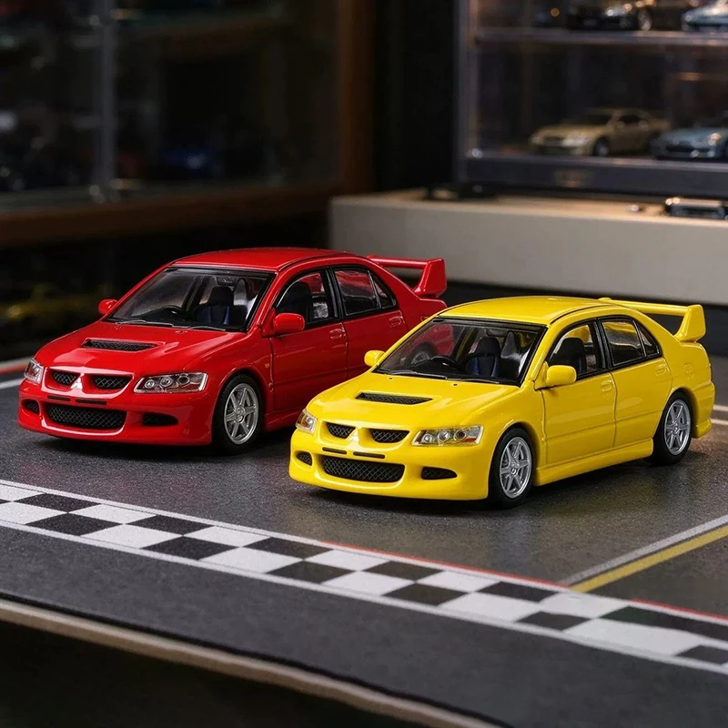 MASDI 1:64 Lancer Evolution VIII Evo 8 Alloy Car Model Diecasts & Vehicles Model Miniature Scale Model Car For Collection Gift