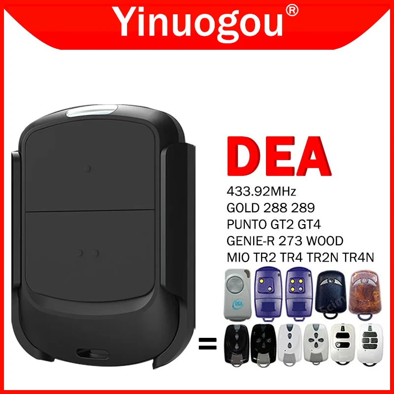 DEA GT2 GT4 MIO TR2 TR4 TR2N TR4N GOLD 288 289 PUNTO Гаражная дверь пульт дипликатор дубликатор 433,92 МГц команда открывателя клонов.