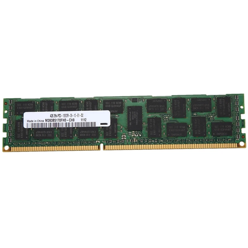 

4GB DDR3 Memory RAM 2Rx4 PC3-10600R 1333Mhz 1.5V REG ECC 240-Pin Server RAM For Samsung M393B5170FH0-CH9