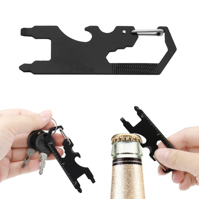 Multifunctional Hexagon Wrench Outdoor Tool Hexagon Wrench Keychain Screwdriver Pocket Gadget Keychain Tool Gadget