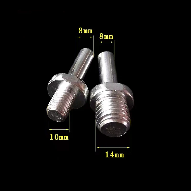 1 piece M10/M14 Threaded Connecting Rod Drill Adapter for Back-up Pad