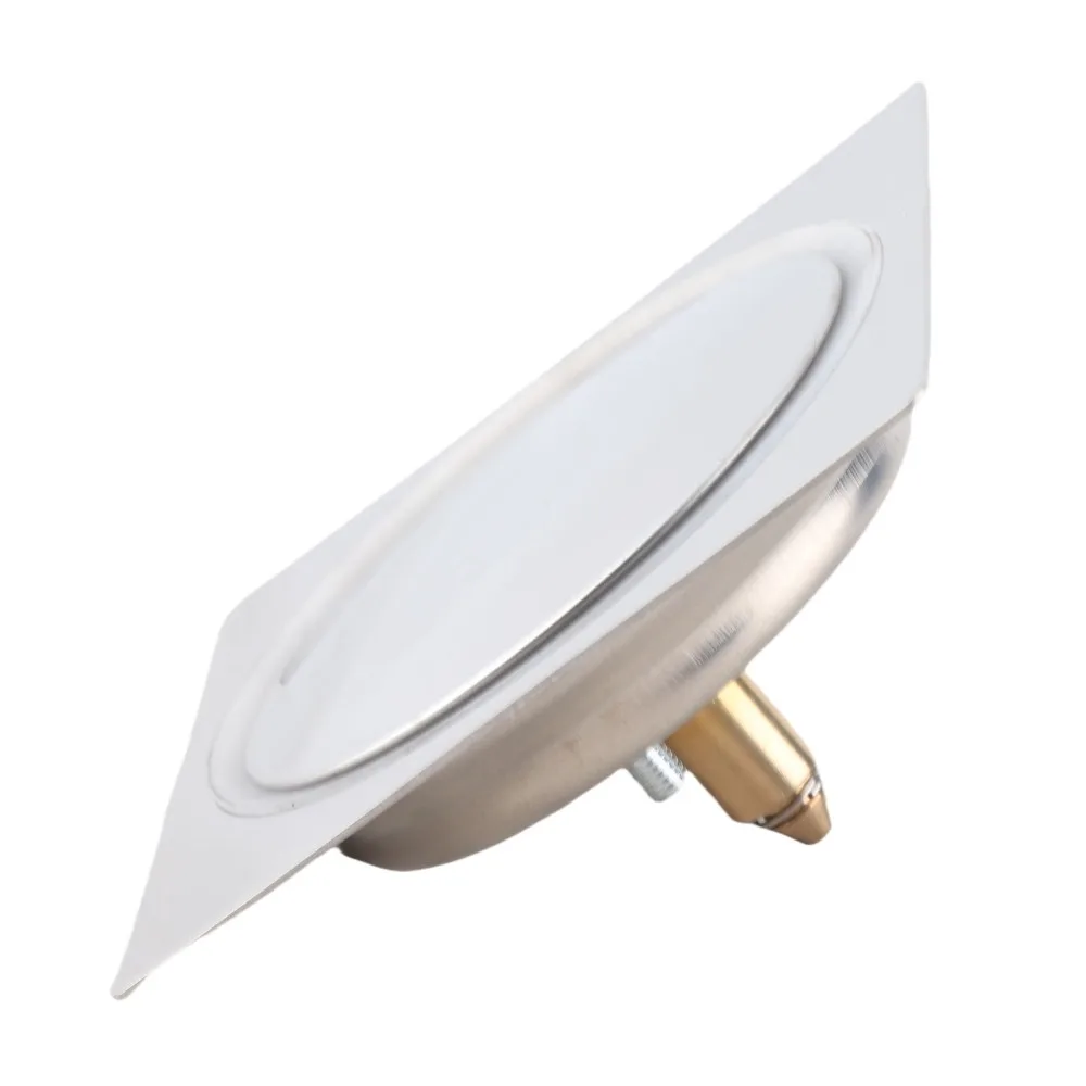 304 Stainless Steel Material Shower Floor Drain High Glossy Finish Odor Proof Sealing Ring Bathroom Floor Drain