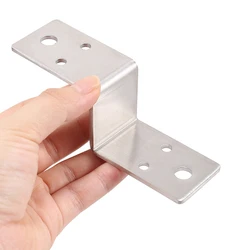 Corner Brackets Connector Z-Shaped Corner Fixed Fasteners Multifunctional Stainless Steel Fixed Corner Code Connector Hardware