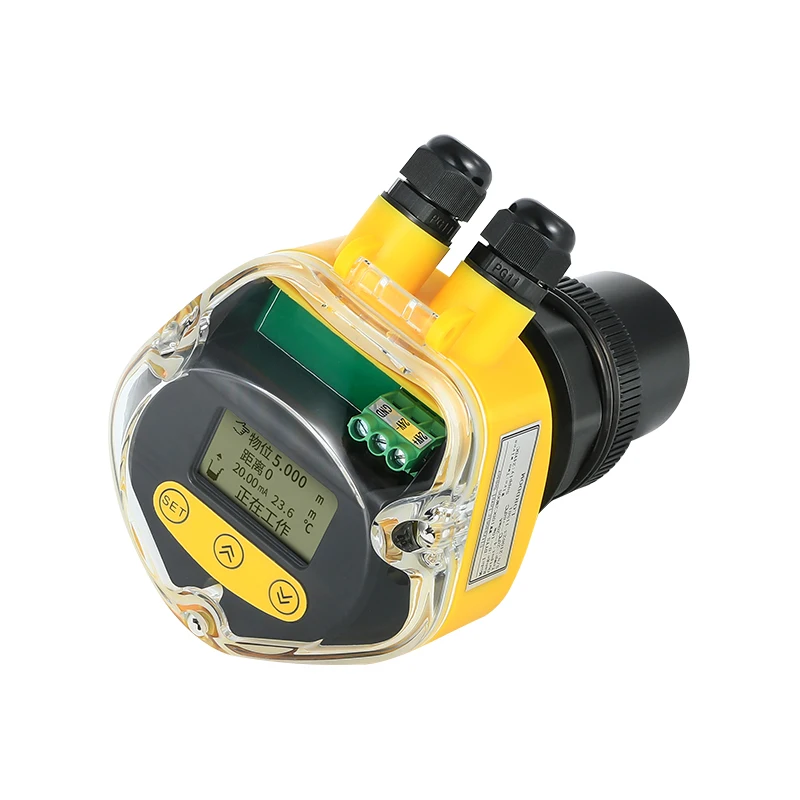 Rs485 Level Meter Ultrasonic Water Level Gauge 4-20ma Liquid Ultrasonic Level Transmitter Plastic